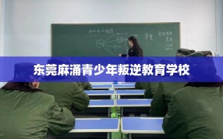 东莞麻涌青少年叛逆教育学校