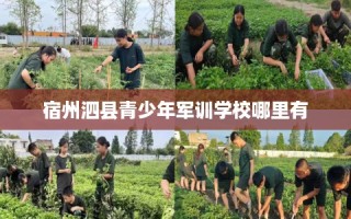 宿州泗县青少年军训学校哪里有