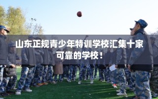 山东正规青少年特训学校汇集十家可靠的学校！