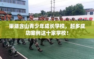 巢湖含山青少年成长学校，超多成功案例这十家学校！