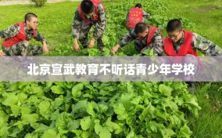 北京宣武教育不听话青少年学校