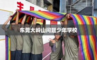 东莞大岭山问题少年学校