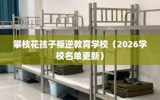 攀枝花孩子叛逆教育学校（2026学校名单更新）