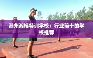 潮州湘桥特训学校：行业前十的学校推荐