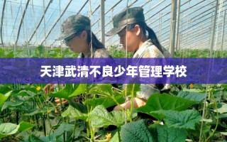 天津武清不良少年管理学校