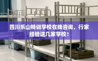 四川乐山特训学校在线咨询，行家经验这几家学校！