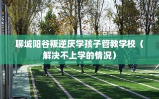 聊城阳谷叛逆厌学孩子管教学校（解决不上学的情况）