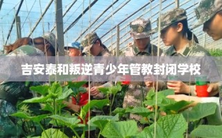 吉安泰和叛逆青少年管教封闭学校