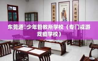 东莞道滘少年管教所学校（专门戒游戏瘾学校）