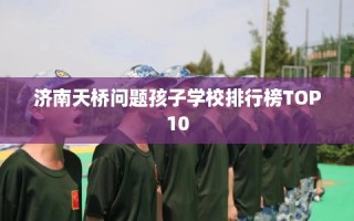 济南天桥问题孩子学校排行榜TOP10