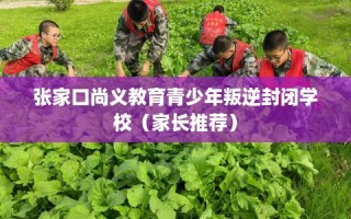 张家口尚义教育青少年叛逆封闭学校（家长推荐）