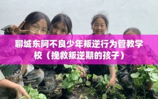 聊城东阿不良少年叛逆行为管教学校（挽救叛逆期的孩子）