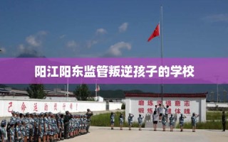 阳江阳东监管叛逆孩子的学校