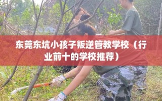 东莞东坑小孩子叛逆管教学校（行业前十的学校推荐）