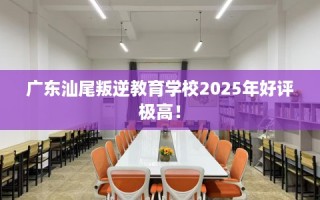 广东汕尾叛逆教育学校2025年好评极高！