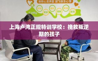 上海卢湾正规特训学校：挽救叛逆期的孩子