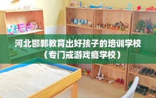 河北邯郸教育出好孩子的培训学校（专门戒游戏瘾学校）