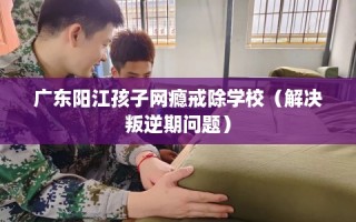 广东阳江孩子网瘾戒除学校（解决叛逆期问题）