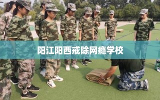 阳江阳西戒除网瘾学校