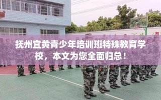 抚州宜黄青少年培训班特殊教育学校，本文为您全面归总！
