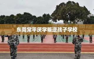 东莞常平厌学叛逆孩子学校