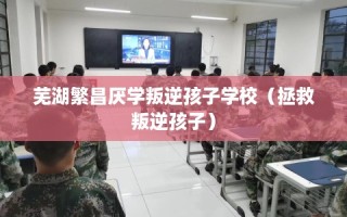 芜湖繁昌厌学叛逆孩子学校（拯救叛逆孩子）