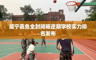 咸宁嘉鱼全封闭叛逆期学校实力排名发布