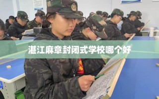 湛江麻章封闭式学校哪个好