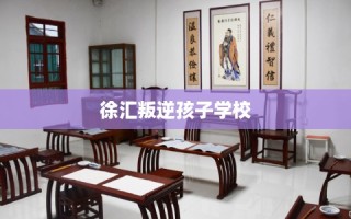 徐汇叛逆孩子学校