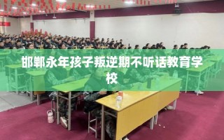 邯郸永年孩子叛逆期不听话教育学校