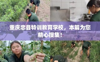 重庆忠县特训教育学校，本篇为您精心搜集！
