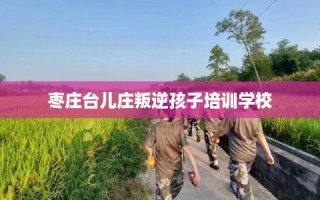 枣庄台儿庄叛逆孩子培训学校