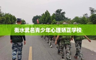 衡水武邑青少年心理矫正学校