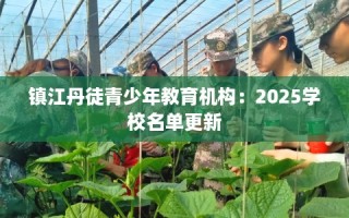 镇江丹徒青少年教育机构：2025学校名单更新