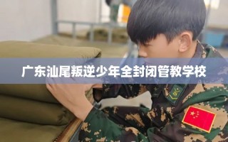 广东汕尾叛逆少年全封闭管教学校