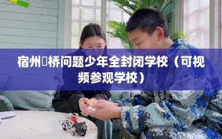 宿州埇桥问题少年全封闭学校（可视频参观学校）