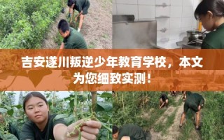 吉安遂川叛逆少年教育学校，本文为您细致实测！