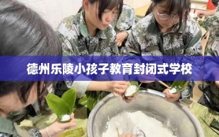 德州乐陵小孩子教育封闭式学校