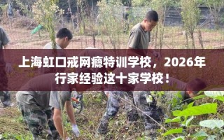 上海虹口戒网瘾特训学校，2026年行家经验这十家学校！