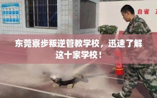 东莞寮步叛逆管教学校，迅速了解这十家学校！