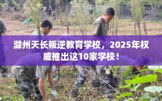 滁州天长叛逆教育学校，2025年权威推出这10家学校！