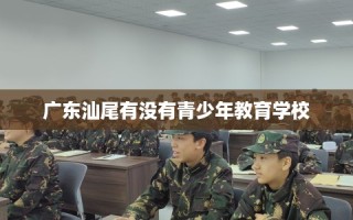 广东汕尾有没有青少年教育学校