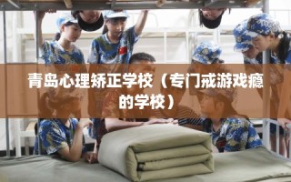 青岛心理矫正学校（专门戒游戏瘾的学校）