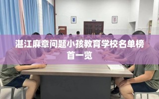 湛江麻章问题小孩教育学校名单榜首一览