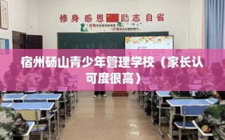 宿州砀山青少年管理学校（家长认可度很高）