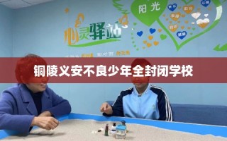 铜陵义安不良少年全封闭学校