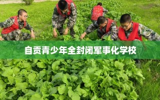 自贡青少年全封闭军事化学校