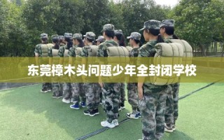 东莞樟木头问题少年全封闭学校