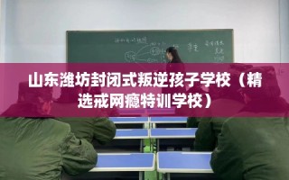 山东潍坊封闭式叛逆孩子学校（精选戒网瘾特训学校）