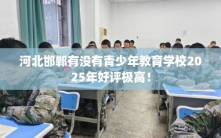 河北邯郸有没有青少年教育学校2025年好评极高！
